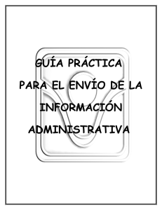 guía práctica para el envío de la información administrativa