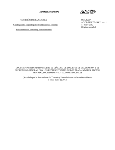 COMISIÓN PREPARATORIA OEA/Ser.P AG/CP/SUB.TP