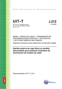 UIT-T Rec. J.212 (11/2006) Interfaz externa de capa física en