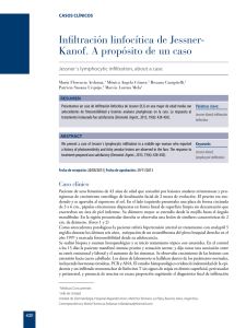 Infiltración linfocítica de Jessner- Kanof. A