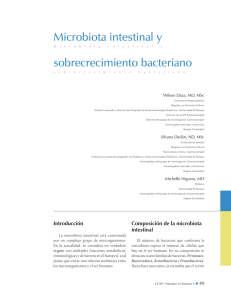 Microbiota intestinal y sobrecrecimiento bacteriano