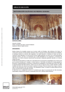 obras en ejecución restauración salón rico de medina
