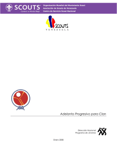 Adelanto Progresivo Clan 2008 - Asociación de Scouts de Venezuela