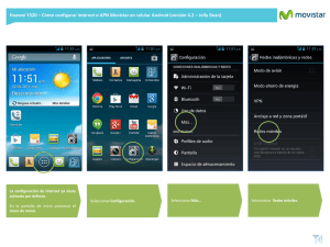 Huawei Y320 - Configurar Internet en celular Android