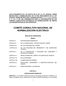 comité consultivo nacional de normalización eléctrico
