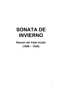 del Valle Inclan, Ramon, SONATA DE INVIERNO