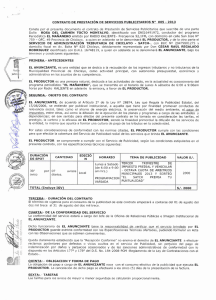 Contrato N° 005-2013