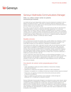 Genesys Multimedia Communications Manager