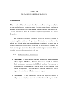 CAPITULO V CONCLUSIONES Y RECOMENDACIONES 5.1