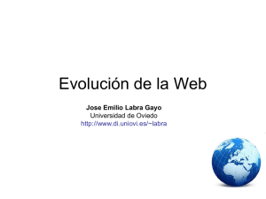 Evolución de la Web - Universidad de Oviedo