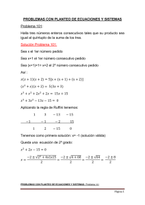 solución planteo 101 - Problemas de Matemáticas Resueltos