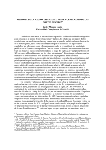 MEMORIA DE LA NACIÓN LIBERAL: EL PRIMER CENTENARIO DE