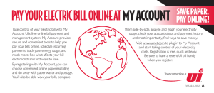 pAY YOur ELECtrIC BILL ONLINE At MY ACCOUNT