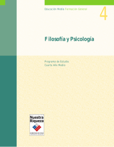 Filosofía y Psicología