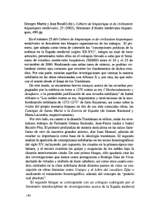 Cahiers de Linguistique et de Civilisation Hispaniques Médiévales