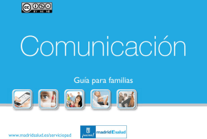 Guía para familias. Comunicación