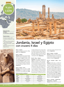 Jordania, Israel y Egipto