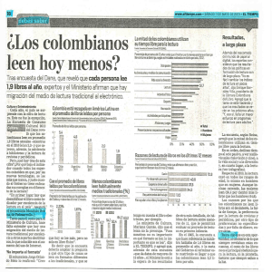 ¿Los colombianos leen hoy menos?