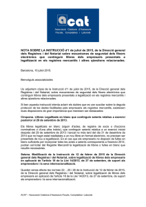 010 nota instruccio llibres - Associació Catalana d`Assessors Fiscals