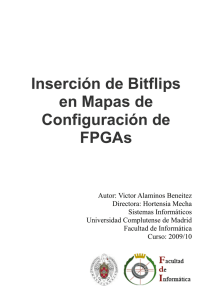 Inserción de Bitflips en Mapas de Configuración de FPGAs - E
