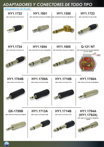 ADAPTADORES Y CONECTORES