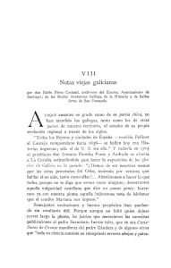 Notas viejas galicianas, por don Pablo Pérez Costanti