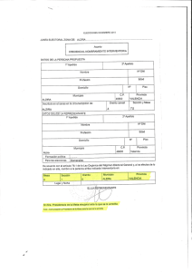 JUNTA ELECTORAL ZONA DE: ALZIRA