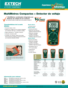 MultíMetros Compactos + Detector de voltaje