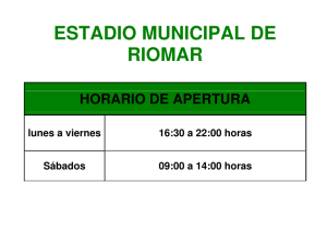 estadio municipal de riomar - Ayuntamiento de Castro Urdiales