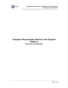 Taxpayer Personalized Attention and Support Platform
