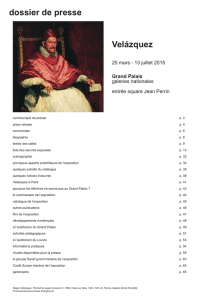 dossier de presse Velázquez