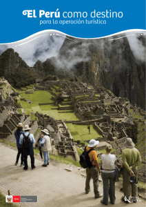 El Perú como destino para la operación turística
