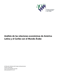 Análisis de las relaciones económicas de América Latina y