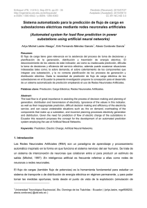 Sistema automatizado para la predicción de flujo de carga en