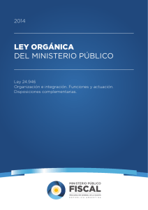 ley orgánica del ministerio público