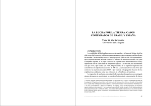 LA LUCHA POR LA TIERRA. CASOS COMPARADOS DE BRASIL Y