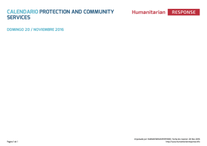 Calendario Protection and Community Services