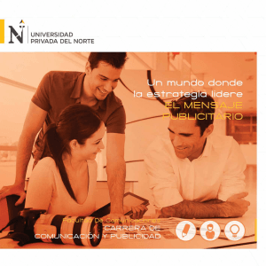 COMUNICACION PUBLICIDAD - Universidad Privada del Norte