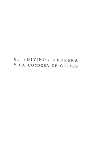 "Divino" Herrera y la Condesa de Gelves