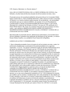 4-94. Zamora y Barrientos vrs. Decreto número 5 SALA DE LO