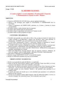 EL MÉTODO “2L SEMER” 1. Lectura rápida 2. Lectura detenida 3. El