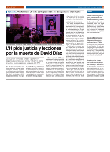 L`H pide justicia y lecciones por la muerte de David Díaz