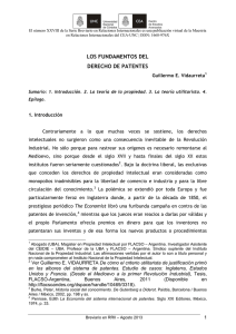 los fundamentos del derecho de patentes