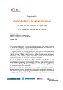 El gran Manelic: Enric Borràs