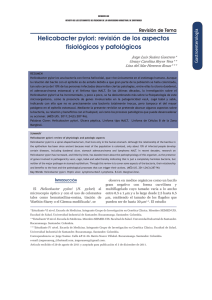 Helicobacter pylori: revisión de los aspectos fisiológicos y patológicos