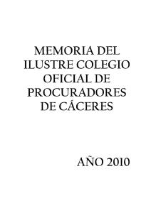 memoria del ilustre colegio