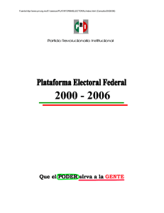 Plataforma Electoral (2000