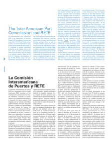 The Inter-American Port Commission and RETE La Comisión