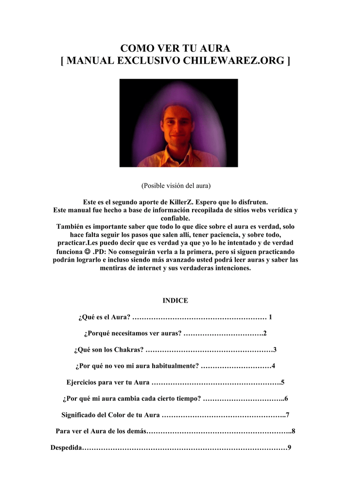 COMO VER TU AURA