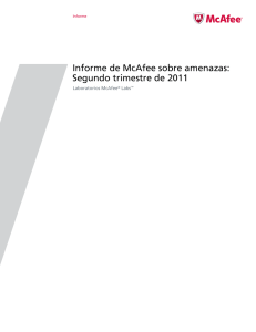 Informe de McAfee sobre amenazas: Segundo trimestre de 2011